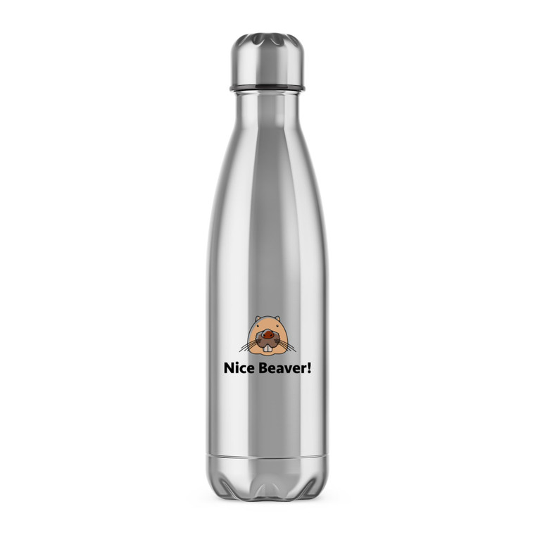 Nice Beaver (Coloured) - Novelty Water Bottles - Slightly Disturbed - Image 1 of 2
