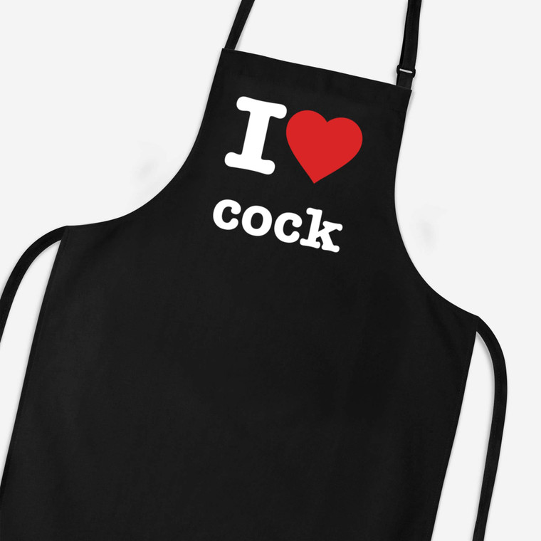 I Love Cock - Rude Aprons - Slightly Disturbed - Image 1 of 2