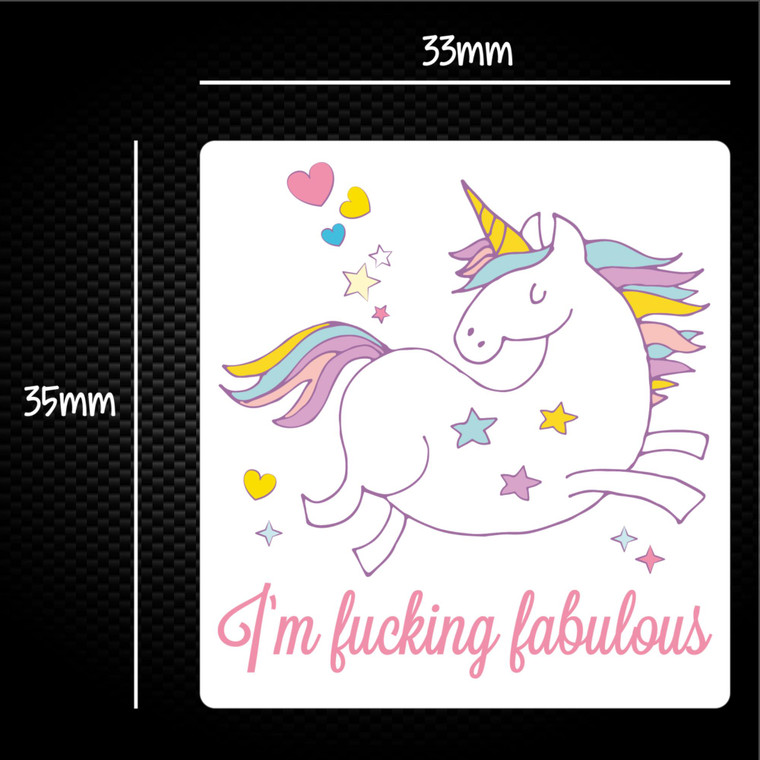 I'm Fucking Fabulous - Rude Sticker Packs - Slightly Disturbed - Image 1 of 1