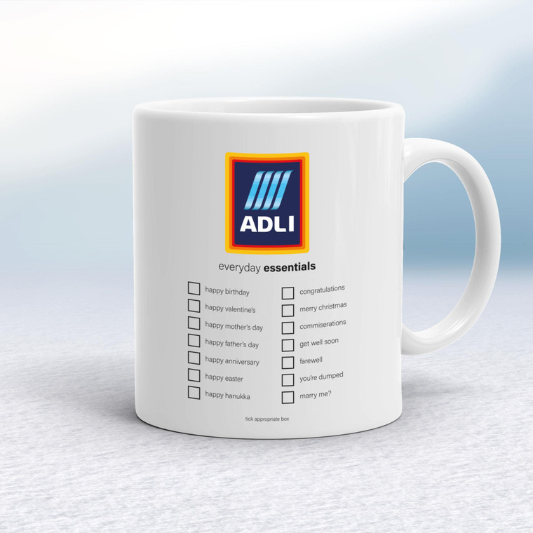 Aldi Everyday Essentials - Novelty Mugs - Slightly Disturbed - Image 1 of 14