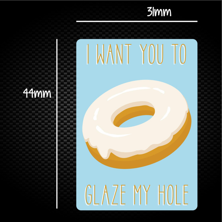 Glaze My Hole - Rude Sticker Packs - Slightly Disturbed - Image 1 of 1