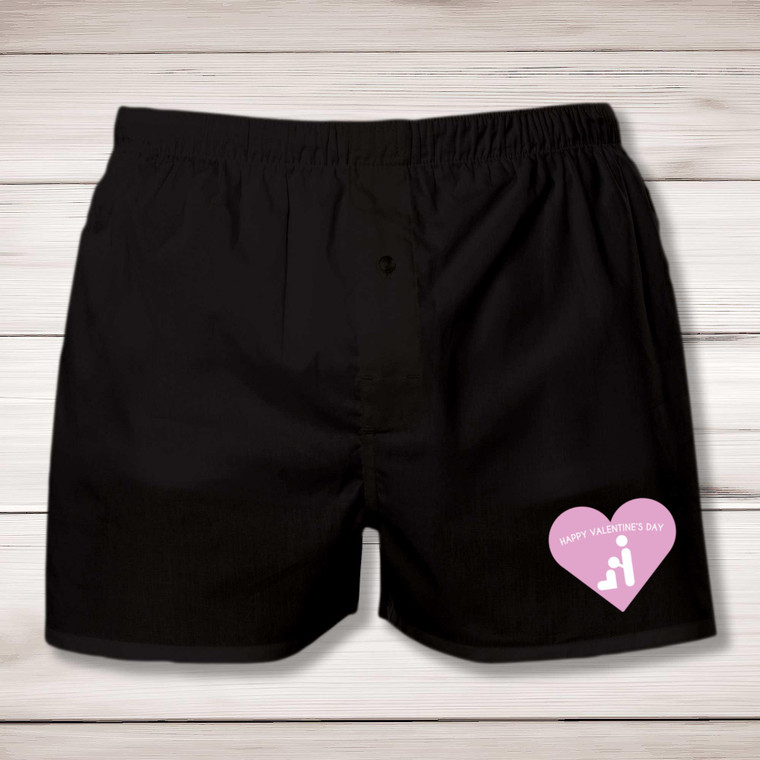 Happy Valentine's Day BJ - Rude Men's Underwear - Slightly Disturbed - Image 1 of 2