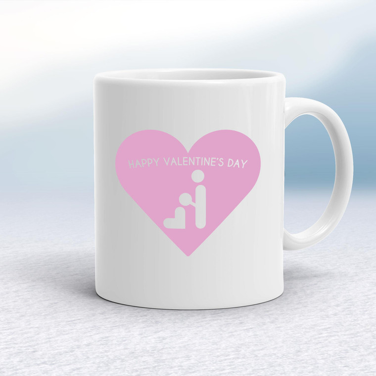 Happy Valentine's Day BJ - Rude Mugs - Slightly Disturbed - Image 1 of 18