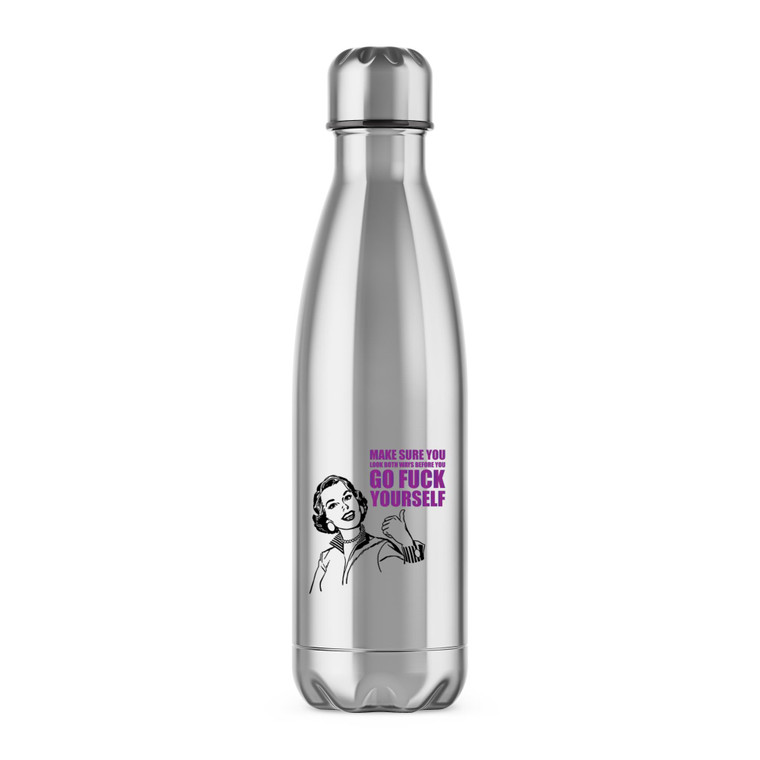 Before You Go Fuck Yourself - Rude Water Bottles - Slightly Disturbed - Image 1 of 2