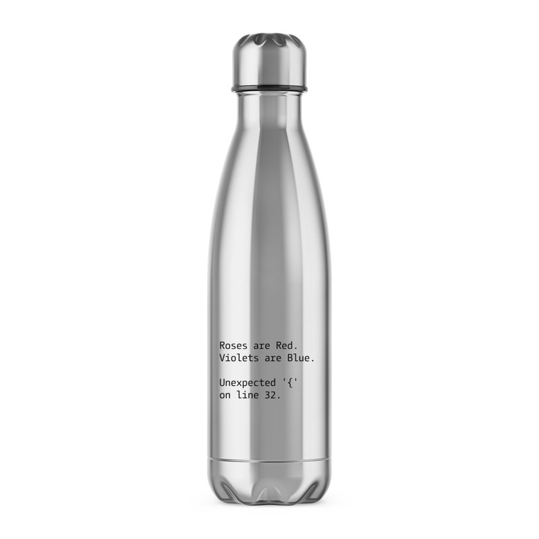 Roses Are Red - Geeky Water Bottles - Slightly Disturbed - Image 1 of 2