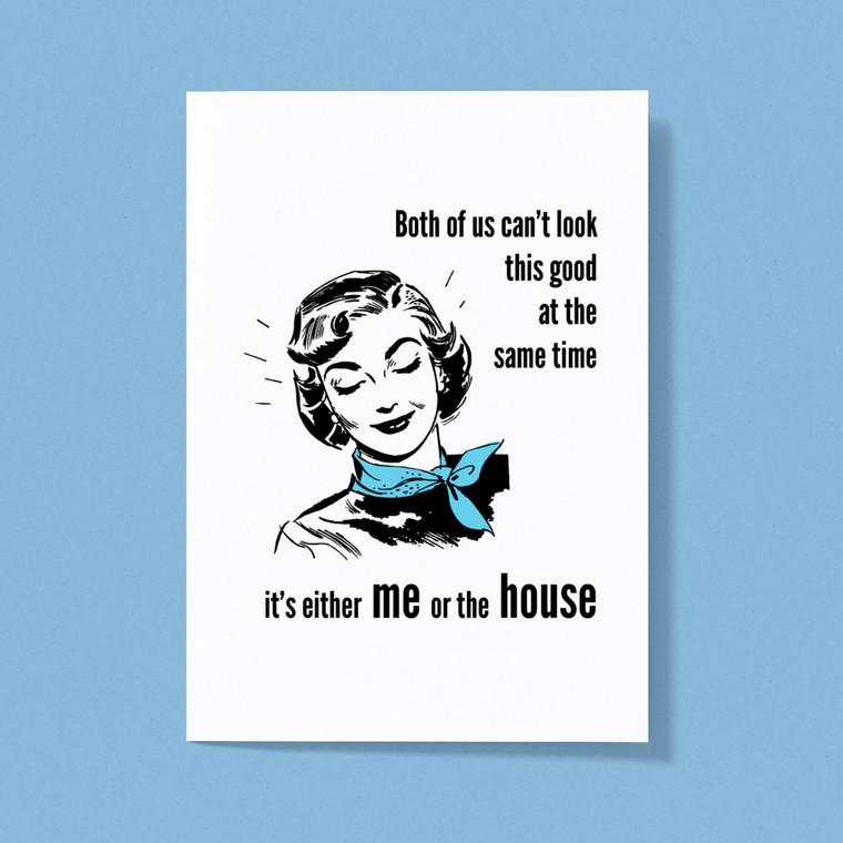 Both Of Us Can't Look This Good - Novelty Greeting Card - Slightly Disturbed - Image 1 of 1