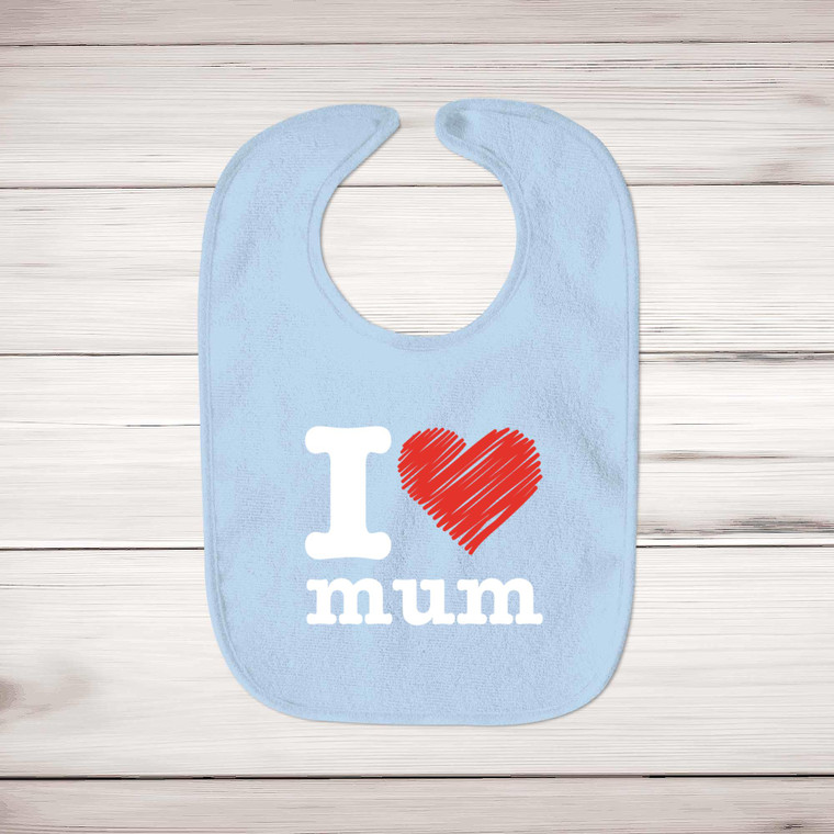 I Heart Mum - Novelty Bibs - Slightly Disturbed - Image 3 of 4