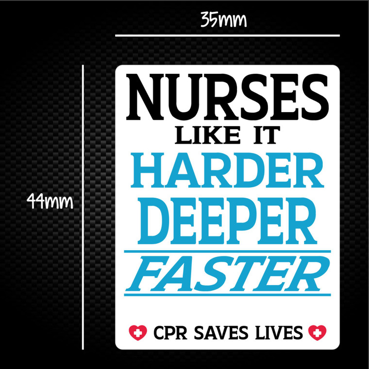 Nurses Like It Harder - Novelty Sticker Packs - Slightly Disturbed - Image 1 of 1