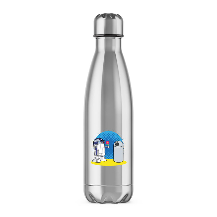 R2D2 In Love - Geeky Water Bottles - Slightly Disturbed - Image 1 of 6