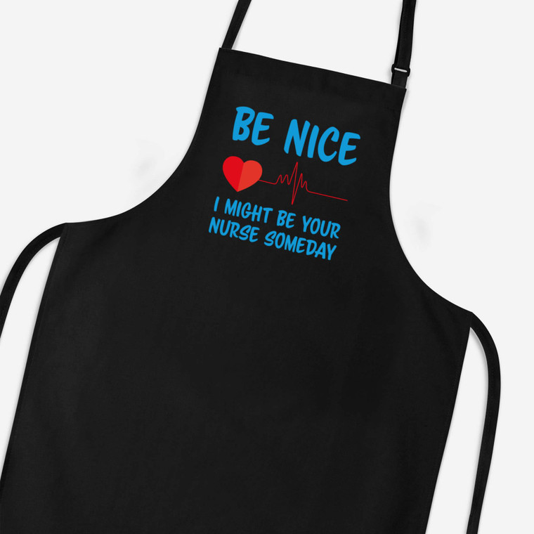Be Nice - Novelty Aprons - Slightly Disturbed - Image 1 of 2