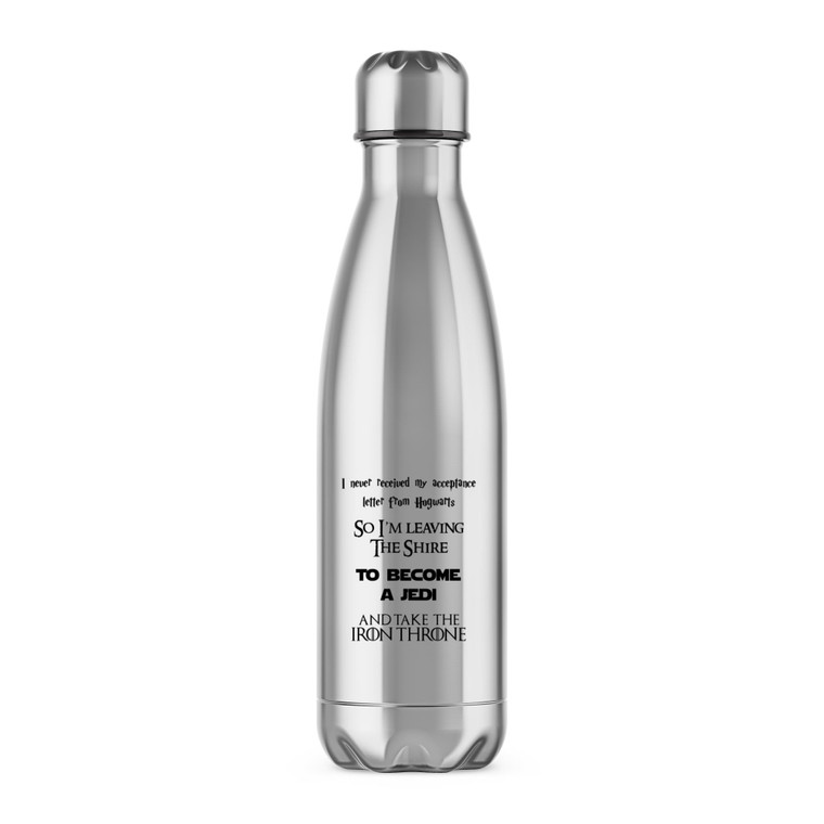 Take The Iron Throne - Geeky Water Bottles - Slightly Disturbed - Image 1 of 6