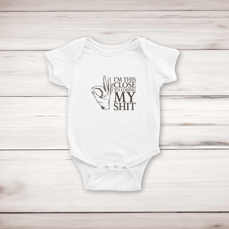 Losing My Shit - Rude Babygrows & Sleepsuits - Slightly Disturbed - Image 1 of 4