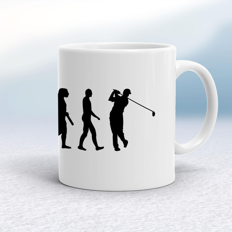 Evolution Of A Golfer - Novelty Mugs - Slightly Disturbed - Image 1 of 18