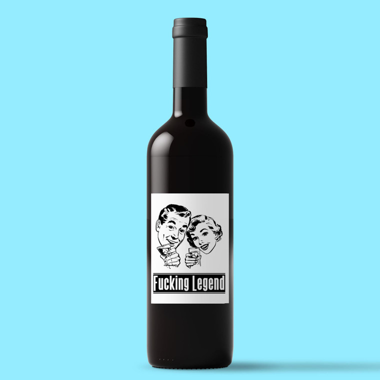 Fucking Legend - Rude Wine/Beer Labels - Slightly Disturbed - Image 1 of 1