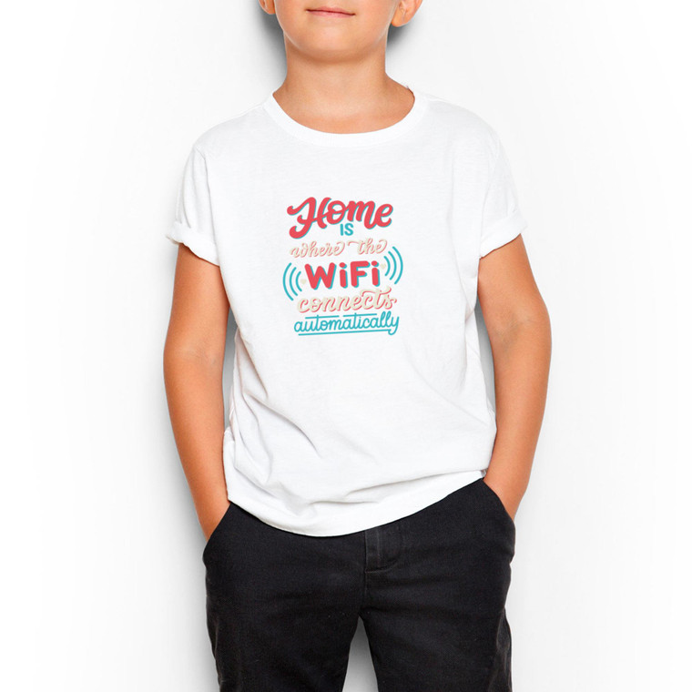 WiFi Connects Automatically - Geeky Kids T-Shirts - Slightly Disturbed - Image 2 of 3