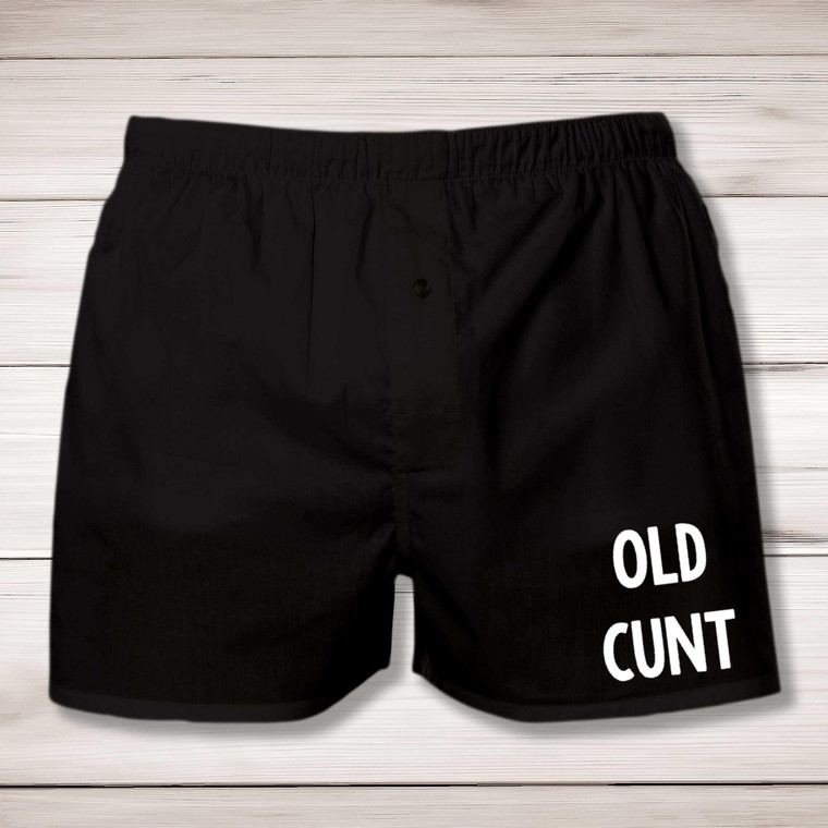 Old Cunt - Rude Men's Underwear - Slightly Disturbed - Image 1 of 2