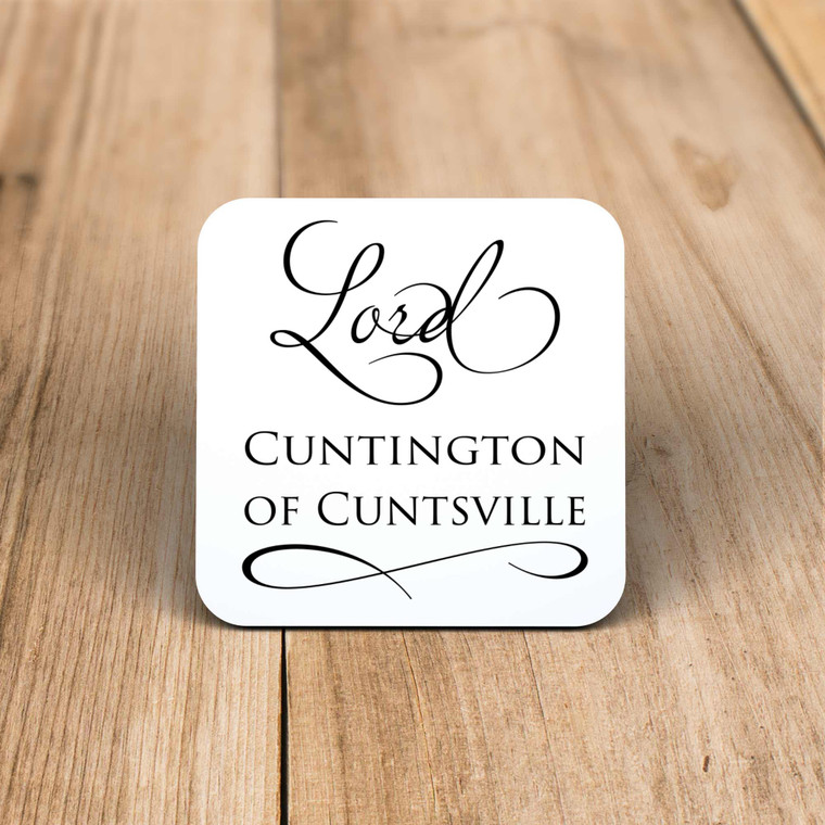 Lord & Lady Cuntington - Rude Coaster - Slightly Disturbed - Image 1 of 2