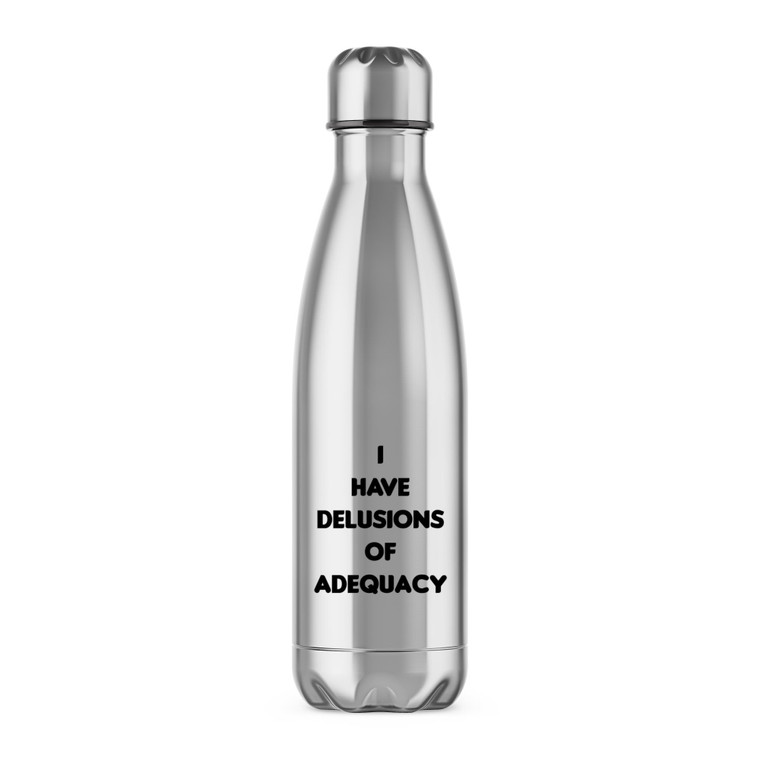 Delusions Of Adequacy - Geeky Water Bottles - Slightly Disturbed - Image 1 of 6