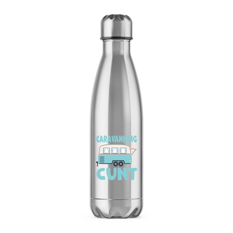 Caravanning Cunt - Rude Water Bottles - Slightly Disturbed - Image 1 of 6