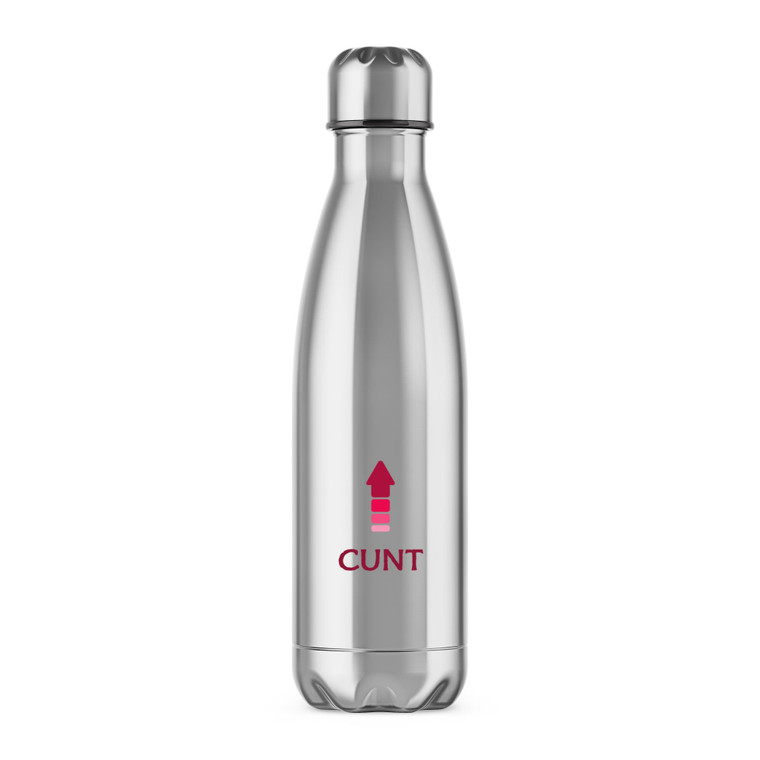 Cunt Arrow - Rude Water Bottles - Slightly Disturbed - Image 1 of 6