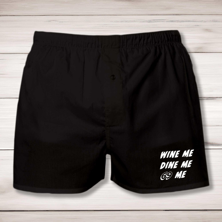 Wine Me - Rude Men's Underwear - Slightly Disturbed - Image 1 of 2
