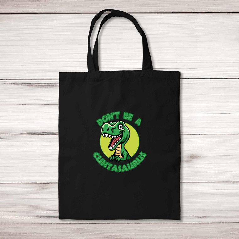 Cuntasaurus - Rude Tote Bags - Slightly Disturbed