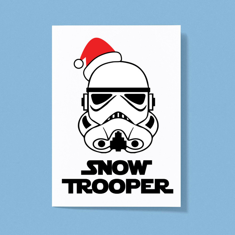 Snow Trooper - Geeky Greeting Cards - Slightly Disturbed - Image 1 of 1