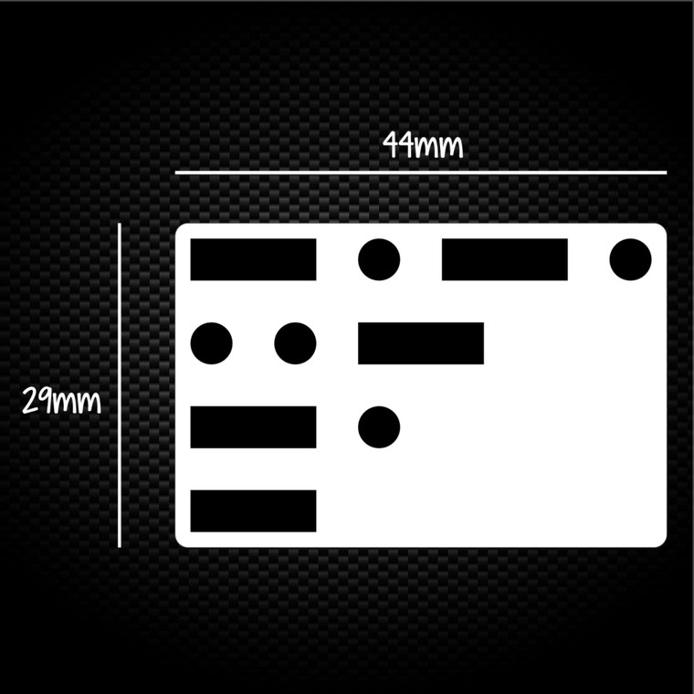 Morse Code Cunt - Rude Sticker Packs - Slightly Disturbed - Image 1 of 1