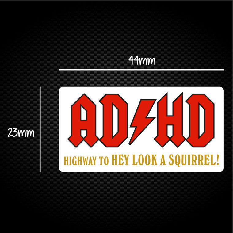 ADHD - Rude Sticker Packs - Slightly Disturbed - Image 1 of 1