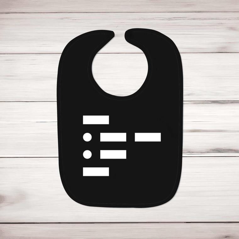 Morse Code Twat - Rude Bibs - Slightly Disturbed - Image 2 of 4