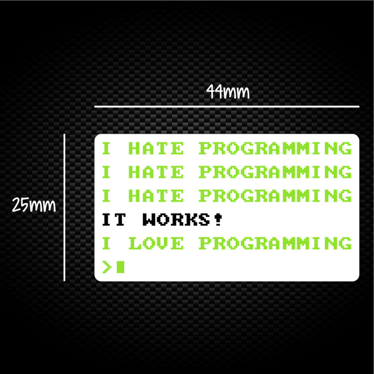 Love Programming - Geeky Sticker Packs - Slightly Disturbed - Image 1 of 1