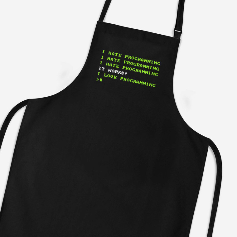 Love Programming - Geeky Aprons - Slightly Disturbed - Image 1 of 3