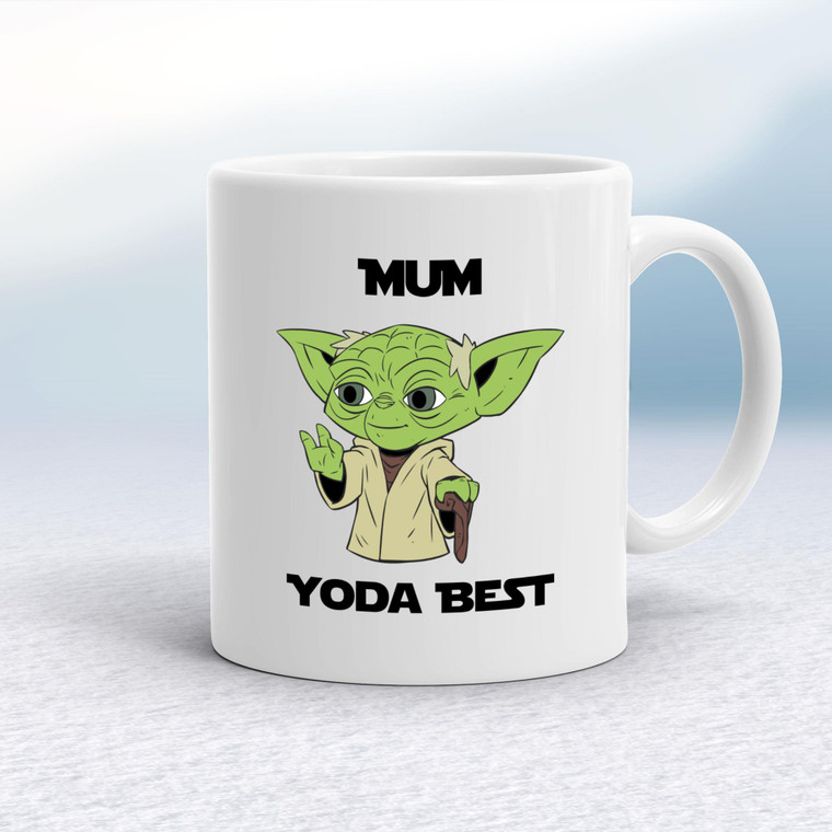 Mum Yoda Best - Geeky Mugs - Slightly Disturbed - Image 1 of 17