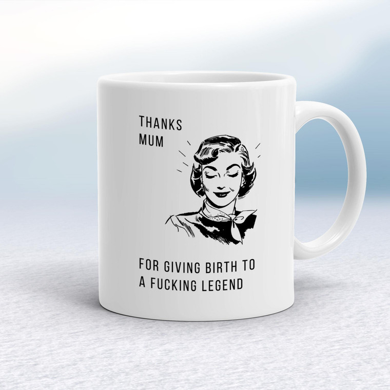 Thanks Mum - Rude Mugs - Slightly Disturbed - Image 1 of 16