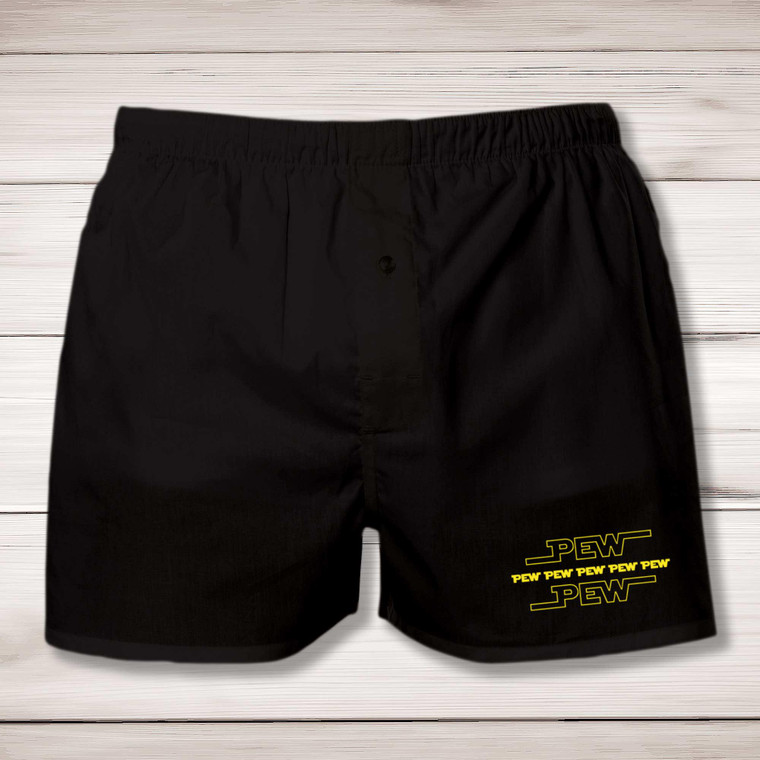 Pew Pew - Geeky Men's Underwear - Slightly Disturbed - Image 1 of 2