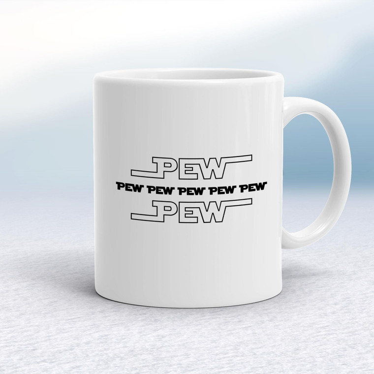Pew Pew - Geeky Mugs - Slightly Disturbed - Image 1 of 20