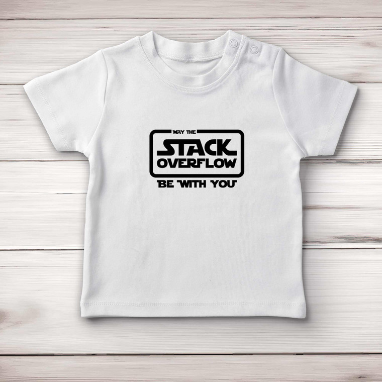 Stack Overflow - Geeky Baby T-Shirts - Slightly Disturbed - Image 1 of 4