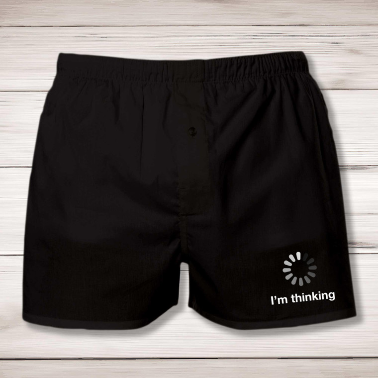 I'm Thinking - Novelty Men's Underwear - Slightly Disturbed - Image 1 of 2