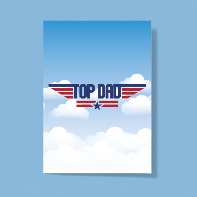 Top Dad - Novelty Greeting Cards - Slightly Disturbed - Image 1 of 1