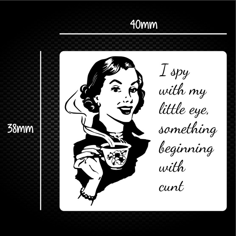 I Spy With My Little Eye - Rude Sticker Packs - Slightly Disturbed - Image 1 of 1