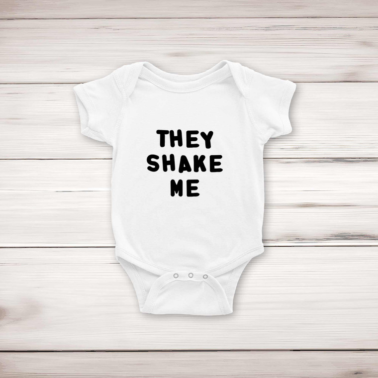 They Shake Me - Rude Babygrows & Sleepsuits - Slightly Disturbed - Image 1 of 4
