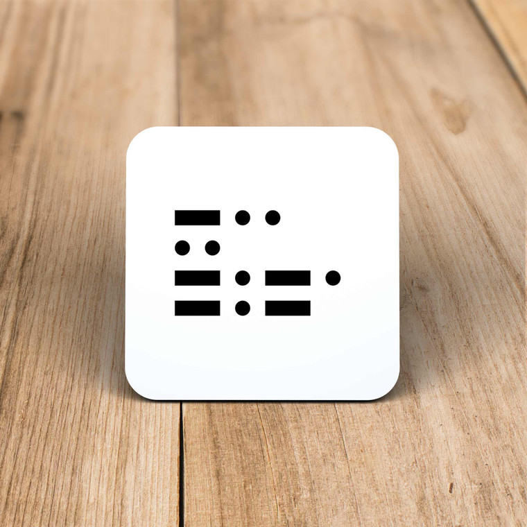 Morse Code Dick - Rude Coaster - Slightly Disturbed - Image 1 of 1