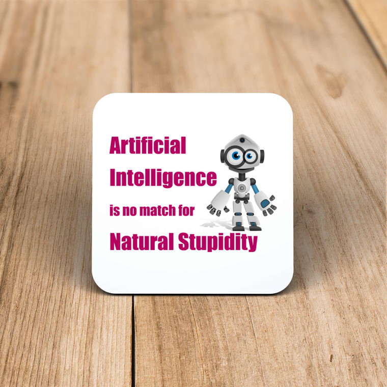 Natural Stupidity - Geeky Coaster - Slightly Disturbed - Image 1 of 1