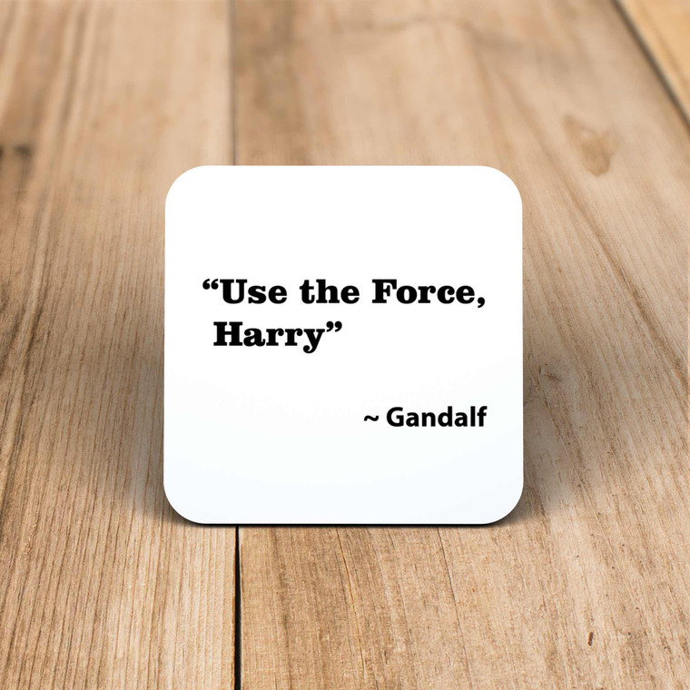 Use The Force - Geeky Coaster - Slightly Disturbed - Image 1 of 1