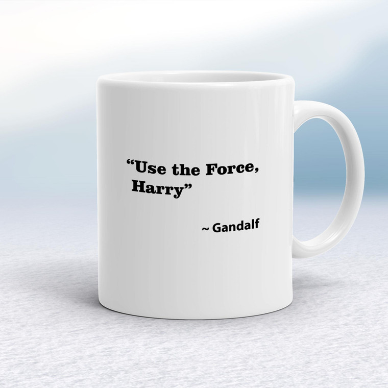 Use The Force - Geeky Mugs - Slightly Disturbed - Image 1 of 20