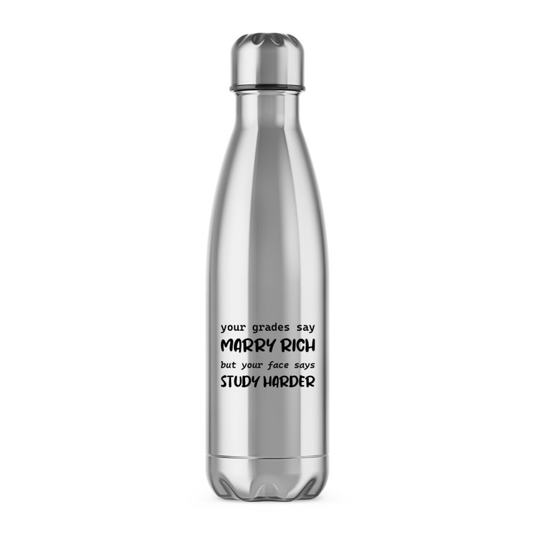 Study Harder - Novelty Water Bottles - Slightly Disturbed - Image 1 of 6