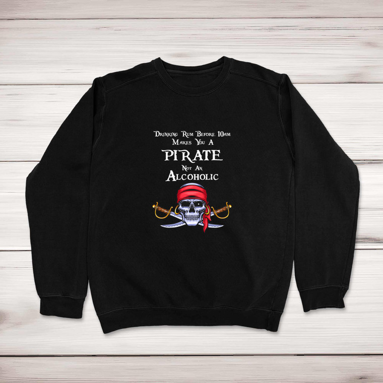 Drinking Rum - Novelty Sweatshirts - Slightly Disturbed - Image 1 of 2