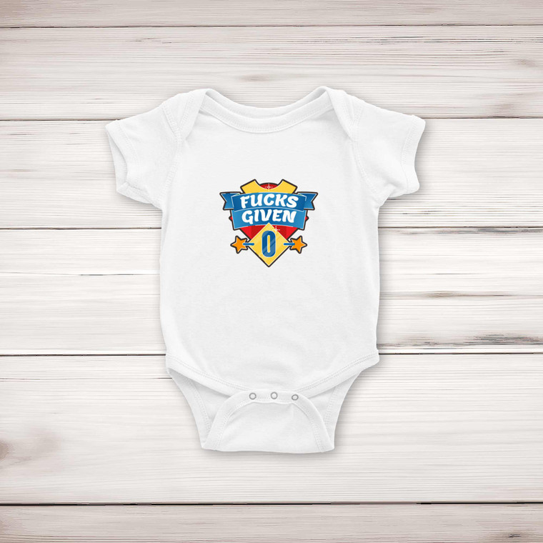 Fucks Given - Rude Babygrows & Sleepsuits - Slightly Disturbed - Image 1 of 4