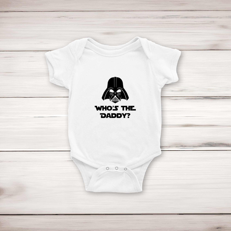 Who's The Daddy - Geeky Babygrows & Sleepsuits - Slightly Disturbed - Image 1 of 4