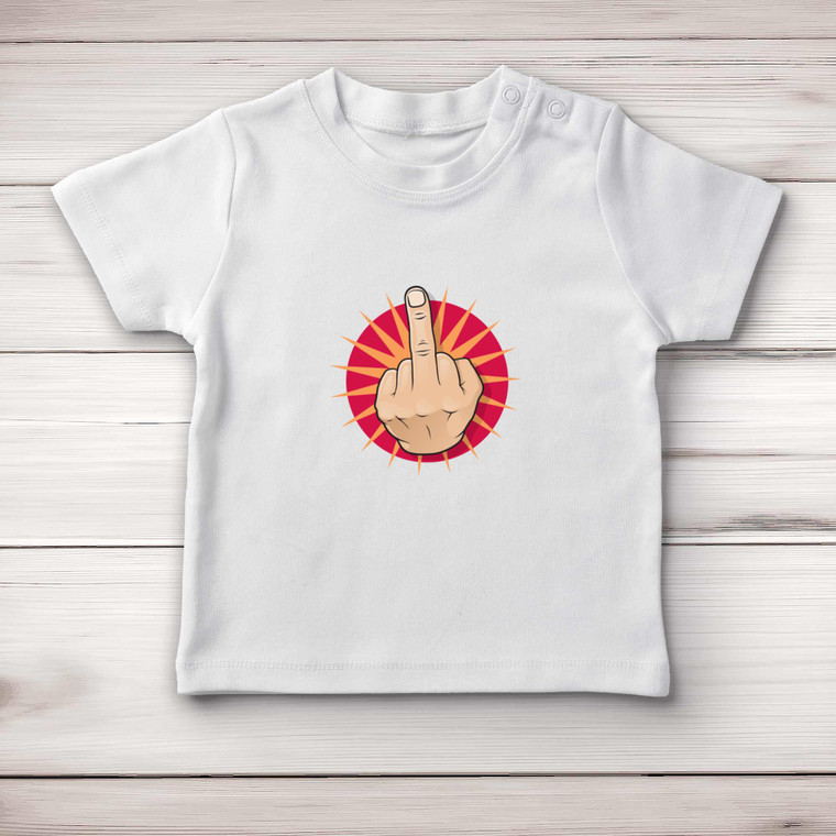 Up Yours - Rude Baby T-Shirts - Slightly Disturbed - Image 1 of 4